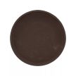 Terrakotta virágcserép alátét, sötétbarna, 25 cm átmérőjű