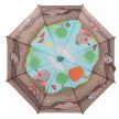 Gyerek esernyő vakond mintával