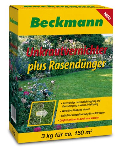 Beckmann gyomirtós gyeptrágya 22+5+5; 0,8% 2,4-D, 0,12% dicamba - 3 kg