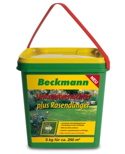 Beckmann gyomirtós gyeptrágya 22+5+5; 0,8% 2,4-D, 0,12% dicamba - 5 kg