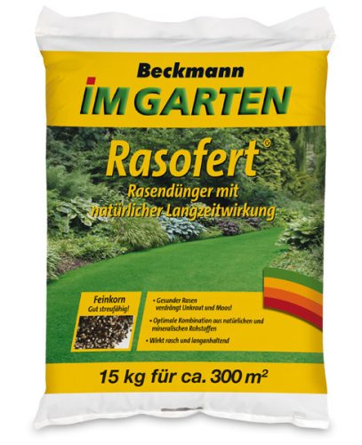 Beckmann Rasofert® hosszú hatású szerves-ásványi gyeptrágya 15 kg