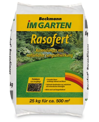 Beckmann Rasofert® hosszú hatású szerves-ásványi gyeptrágya 25kg